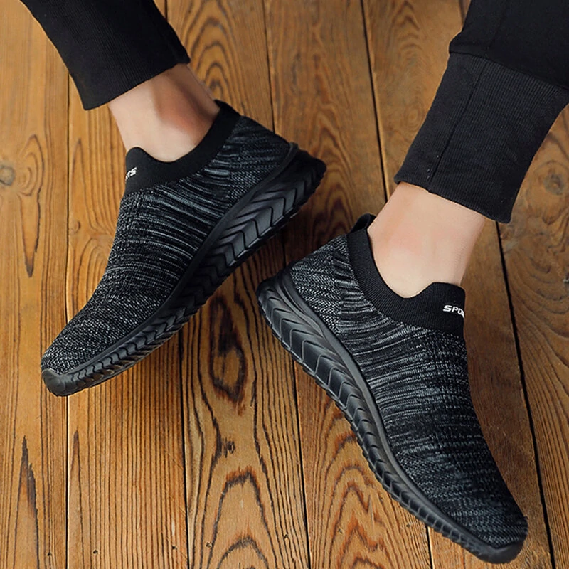 (image for) TENGOO Outdoors Mesh Material Breathable Anti-slip Lightweight Casual Sport shoes for Running Basketball Workout Gym